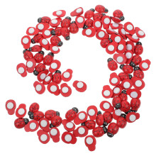 300 Pcs Wooden Ladybugs Stickers for DIY Crafts Scrapbooking Decor