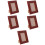 5pcs Rustic Wooden Picture Frame Tabletop Display 9