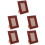 5pcs Rustic Wooden Picture Frame Tabletop Display 8