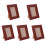 5pcs Rustic Wooden Picture Frame Tabletop Display 4