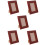 5pcs Rustic Wooden Picture Frame Tabletop Display 10