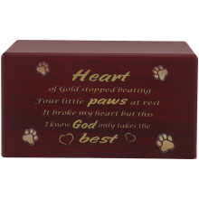 3pcs Wooden Pet Urn for Dog Cat Ashes Cremation