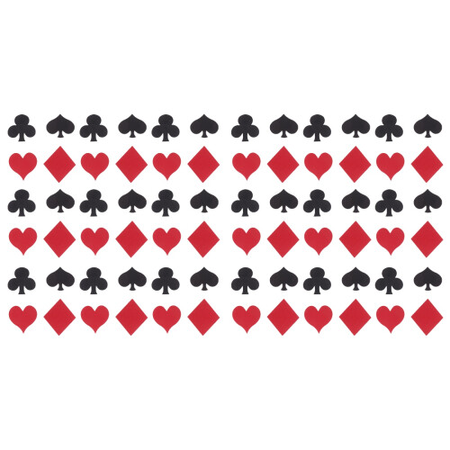 2pcs Poker Theme Confetti 200pcs Table Decoration for Party 1