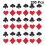 2pcs Poker Theme Confetti 200pcs Table Decoration for Party 10