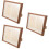 3pcs Medals Display Case Shadow Box Frame 9
