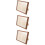 3pcs Medals Display Case Shadow Box Frame 10
