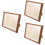 3pcs Medals Display Case Shadow Box Frame 8