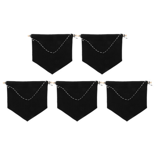 5pcs Pin Display Banner Wall Hanging Cloth Badge Organizer
