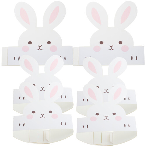 30 Pcs Bunny Birthday Party Hats Rabbit Headbands Easter Crown 2