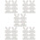 30 Pcs Bunny Birthday Party Hats Rabbit Headbands Easter Crown 10