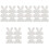 30 Pcs Bunny Birthday Party Hats Rabbit Headbands Easter Crown 5