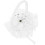3pcs Wedding Ring Pillow Heart Shape With Handle 9