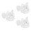 3pcs Wedding Ring Pillow Heart Shape With Handle 6