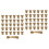 100 Sets Kraft Paper Tags Blank Gift Labels 4