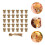 100 Sets Kraft Paper Tags Blank Gift Labels 9