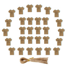 100 Sets Kraft Paper Tags Blank Gift Labels