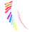 10pcs Dance Ribbons Performance Prop Assorted Colors 3