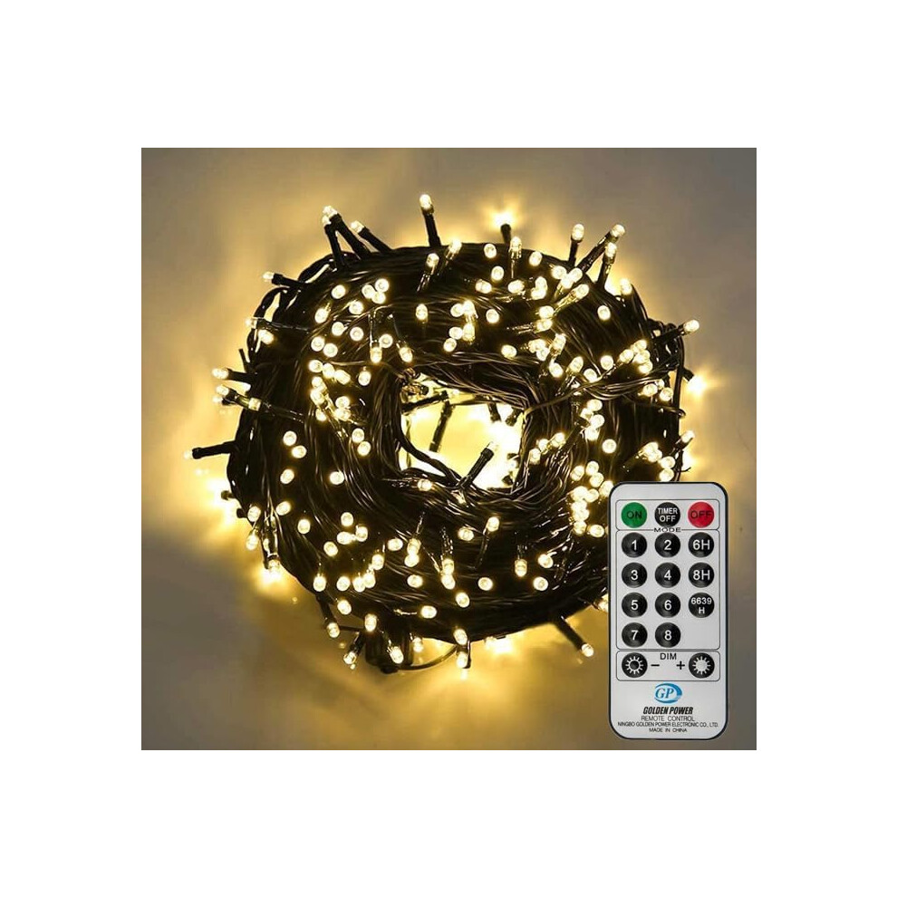 Shatchi Light 720Led Christmas String Fairy W/Remote Outdoor Garden Tree Decor