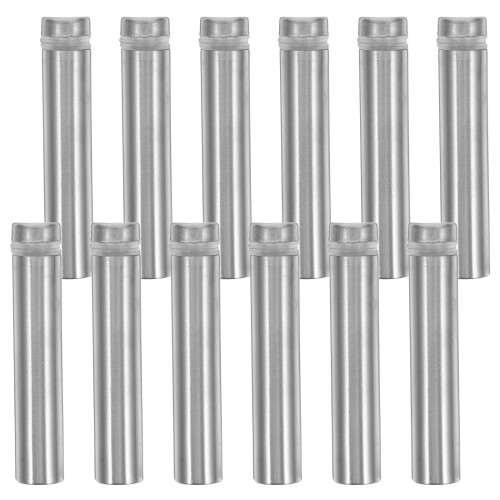 60 Pcs Stainless Steel Standoff Screws Wall Mount Hardware 2