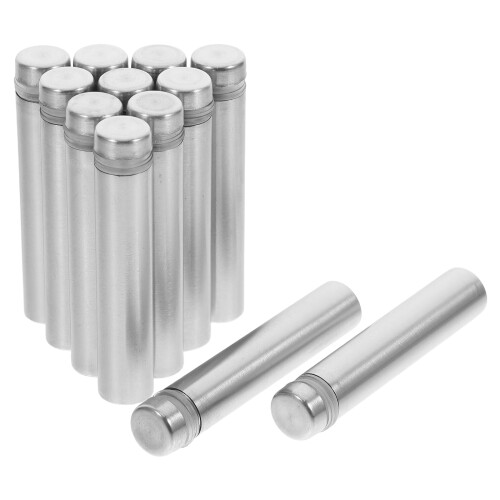60 Pcs Stainless Steel Standoff Screws Wall Mount Hardware 1