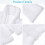 2 Sets Newborn Bathrobe Infant Bath Towel Cucumber Prop 9