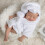 2 Sets Newborn Bathrobe Infant Bath Towel Cucumber Prop 7