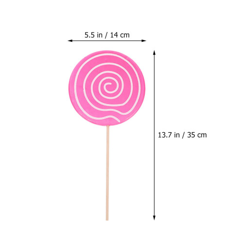 4pcs Fake Lollipop Party Photo Props Simulation Candy Model 1