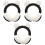 3pcs Bear Earmuff Winter Warm Furry Ear Warmer 3