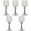 5pcs 22cm Candlestick Holder Crystal Tea Light Holder 5