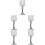 5pcs 22cm Candlestick Holder Crystal Tea Light Holder 8