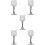 5pcs 22cm Candlestick Holder Crystal Tea Light Holder 10