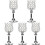 5pcs 22cm Candlestick Holder Crystal Tea Light Holder 4