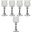 5pcs 22cm Candlestick Holder Crystal Tea Light Holder 6