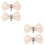 2 Paar Schleifen- -Schuhclips Für High Heels 8