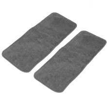 2 pcs Reusable Microfiber Baby Diaper Inserts 48x20.5cm Gray for 3-6 Years
