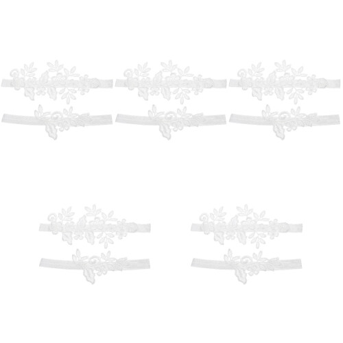 5 Sets Lace Wedding Garter Bride Thigh Bands 2