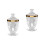 2pcs Transparent Candy Container Dried Fruit Holder Chocolate Jar 4