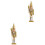 2 Pcs Nutcracker Figure Puppet Soldier Xmas Decor 2