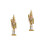 2 Pcs Nutcracker Figure Puppet Soldier Xmas Decor 3