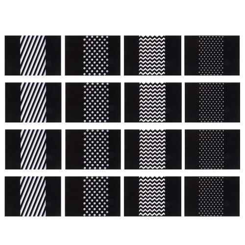 400Pcs Baking Wrappers Black White Eco-Friendly Candy Nougat Packaging