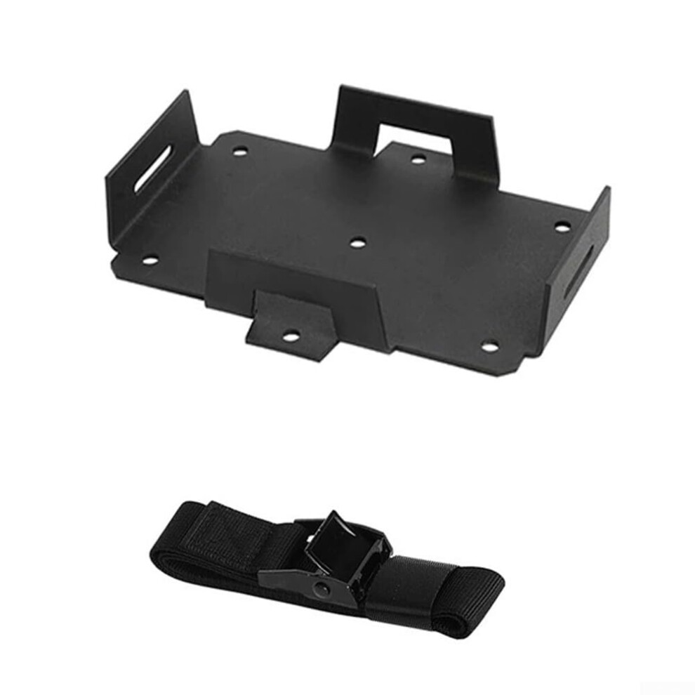 Battery Tray Sets For 12V And 6V Batteries, Adjustable Hold-Down Strap, Small Size For Secure Outdoor Storage 6038364172389