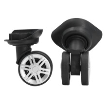 Universal Black 360 Degree Luggage Replacement Wheels for Easy Travel