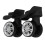 Universal Luggage Wheels Set 2 Pack ABS Suitcase Casters Heavy Duty Replacement 9
