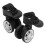 Universal Luggage Wheels Set 2 Pack ABS Suitcase Casters Heavy Duty Replacement 15