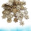 400 Pcs Assorted Wooden Snowflake Cutouts Craft Decor 11