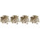 400 Pcs Assorted Wooden Snowflake Cutouts Craft Decor 4
