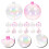 80 Pcs Bubble Pearl Balls Cake Cupcake Decorations 9