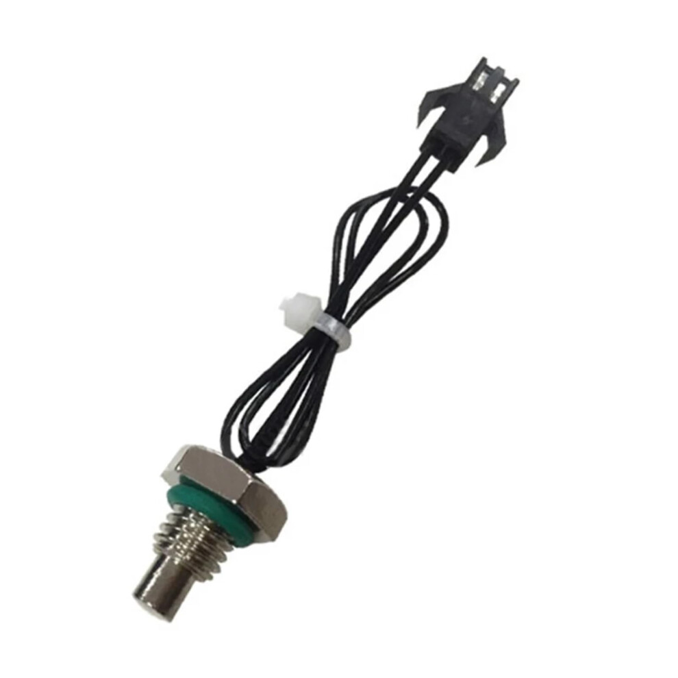 Thermistor Temperature Sensor Probe With Threaded Cable For Wall Mount Applications, 1M Length, High Accuracy 6038364172495