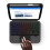 For iPad mini (2024) Leather Case + Touchpad Bluetooth Keyboard with Backlit 4