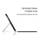 For iPad mini (2024) Leather Case + Touchpad Bluetooth Keyboard with Backlit 5